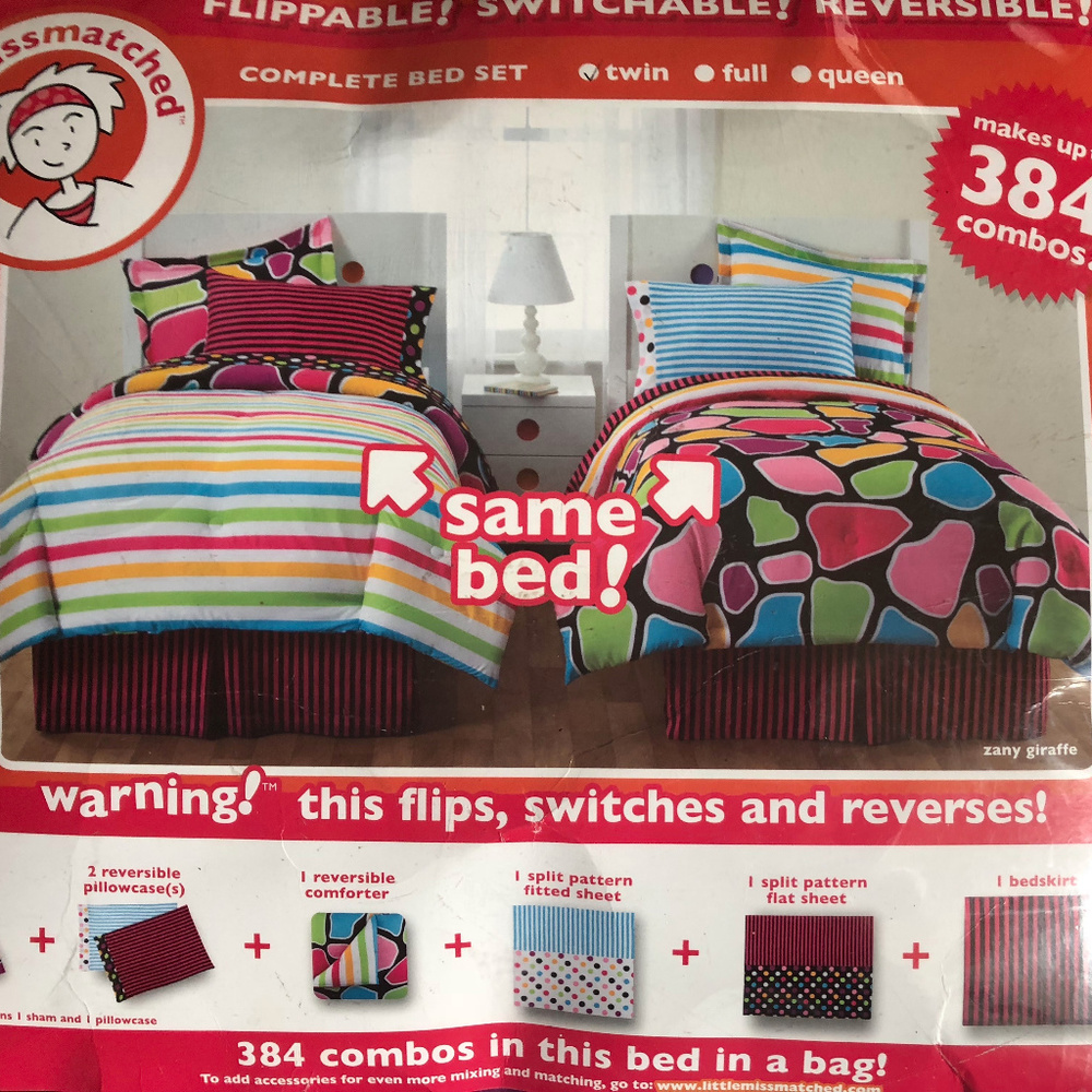 NWT - Twin bed in a bag